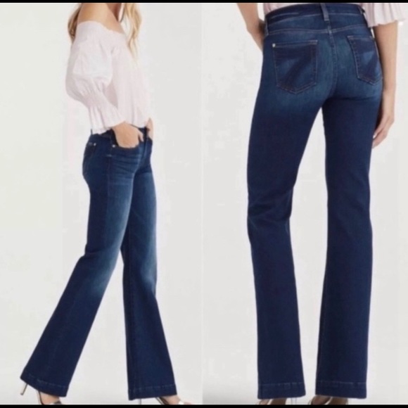 7 For All Mankind Denim - 7FAM 28x29 DOJO Jeans Wide Leg Flare
